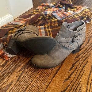 Size 11 brown booties!